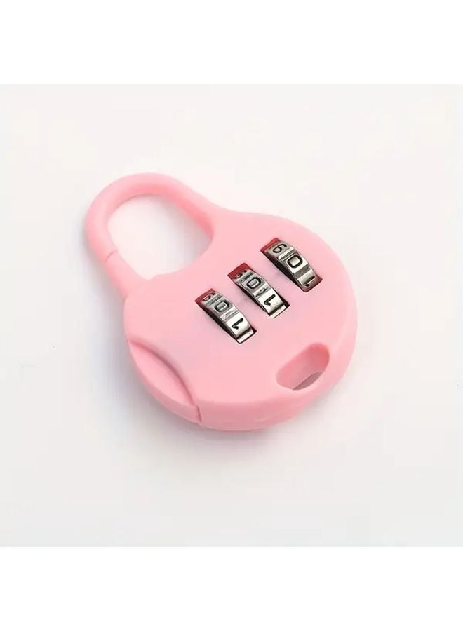 Purple Heavy Duty Combination Key Lock For Luggage Suitcases Drawers Boxes - Image 1